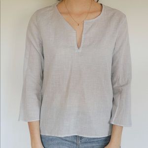 CHANCE Cotton Striped Top